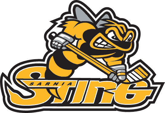 Sarnia Sting 1999-pres primary logo iron on heat transfer